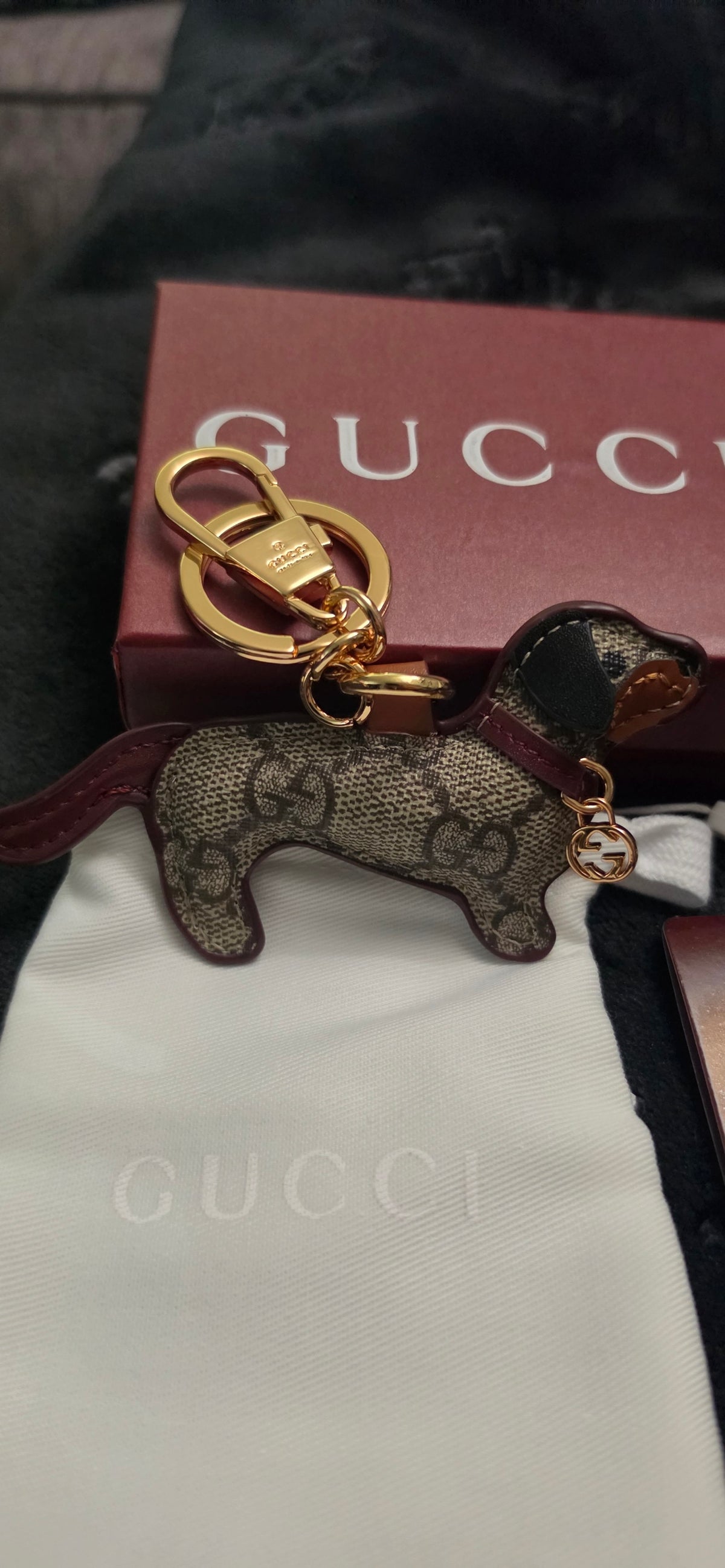 GC Weiner Dog Keychain and Bag Charm