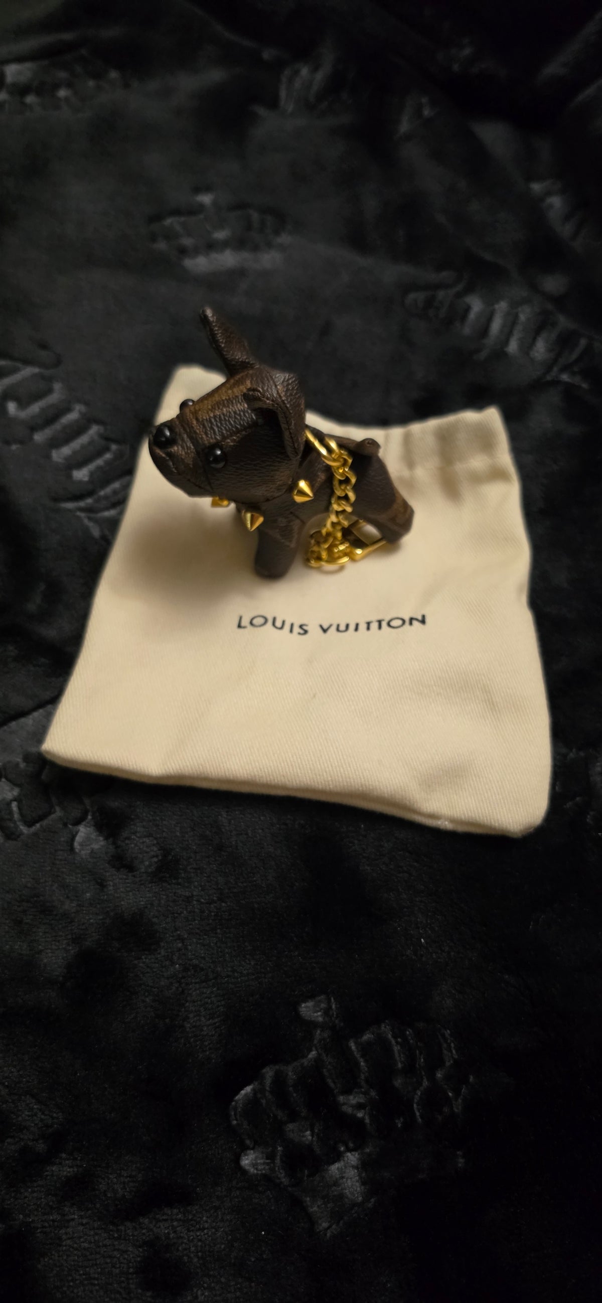 LV Puppie Keychain & Bag Charm