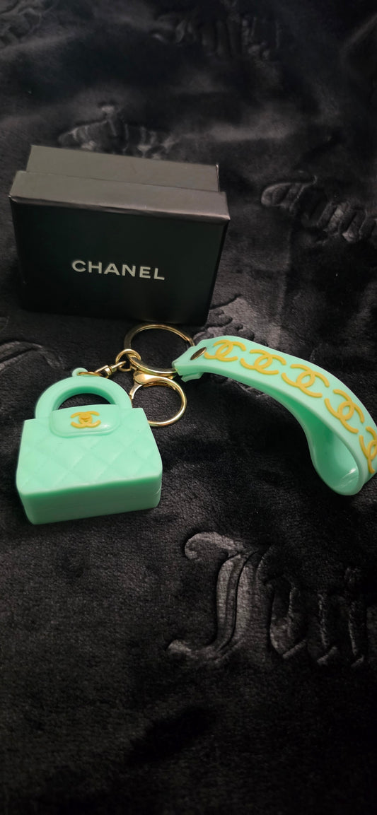 CC Wrist Strap Keychain and Bag Charm