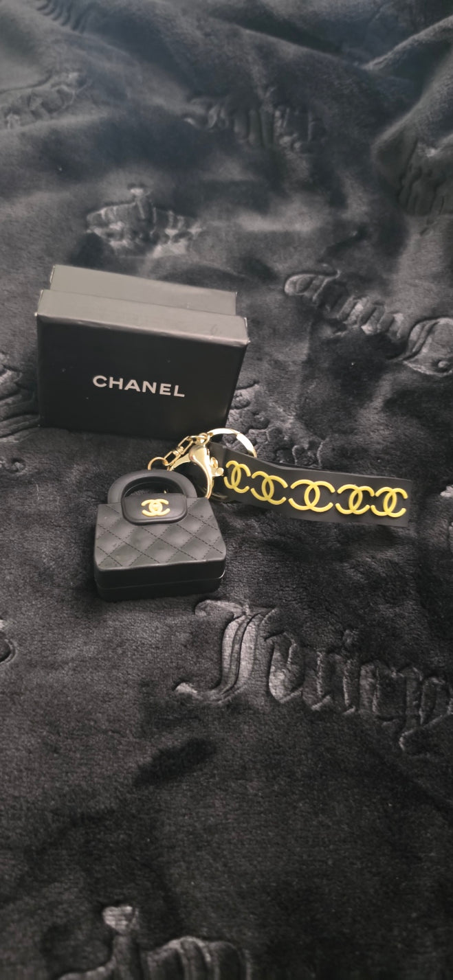 CC Wrist Strap Keychain and Bag Charm