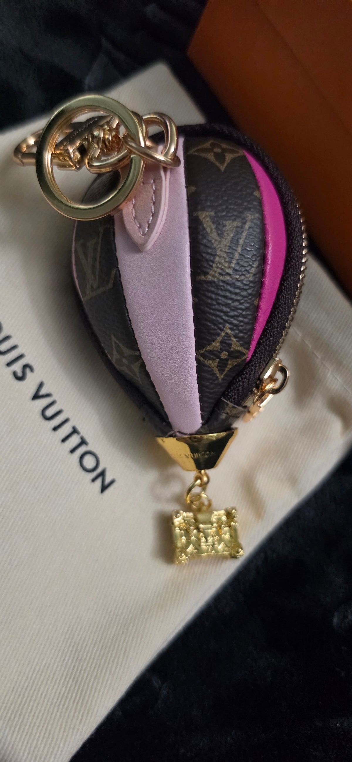 LV Hot Air Balloon Bag Charm