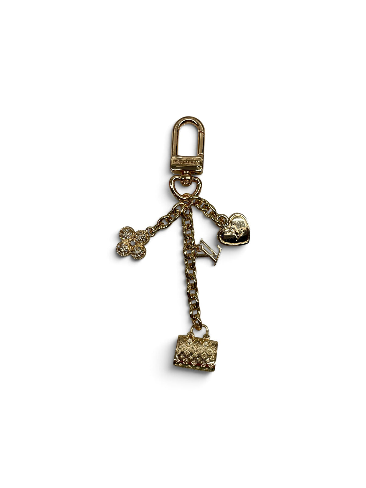LV Gold Bag Charm Mini Purse