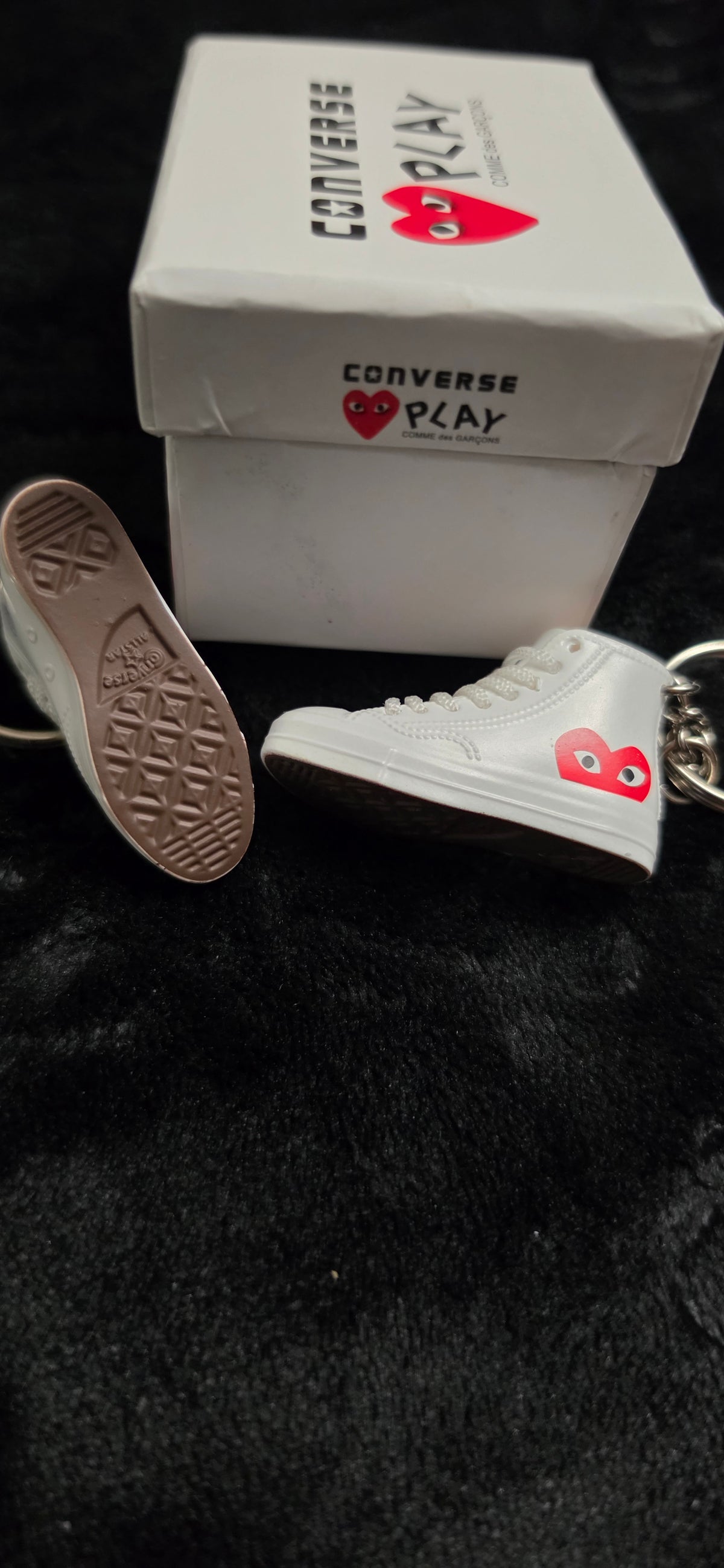 Converse Shoe Keychains Hearts