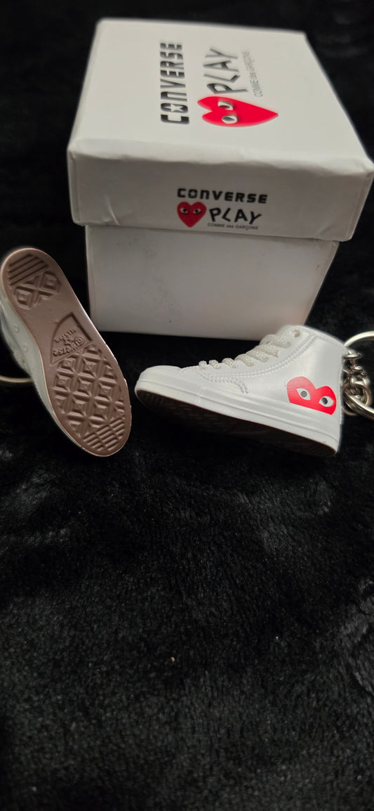 Converse Shoe Keychains Hearts