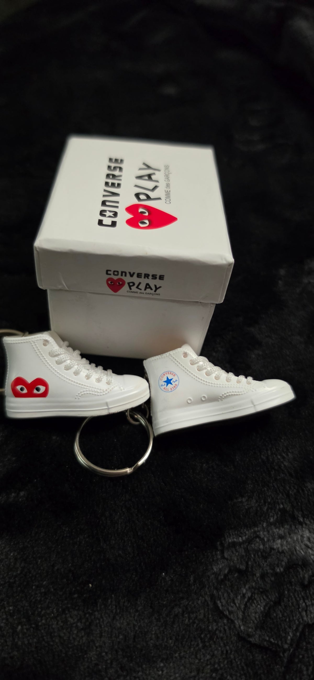 Converse Shoe Keychains Hearts