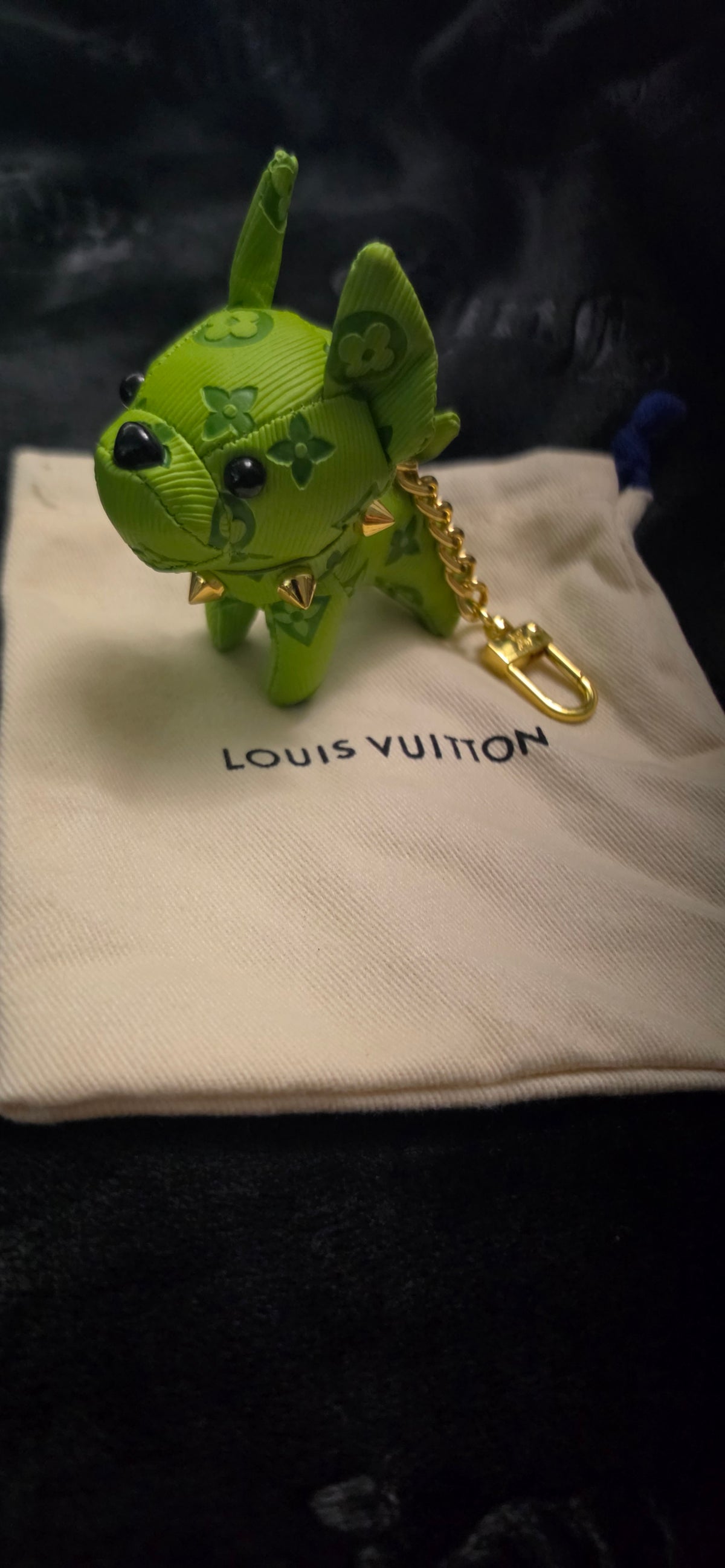 LV Puppie Keychain & Bag Charm