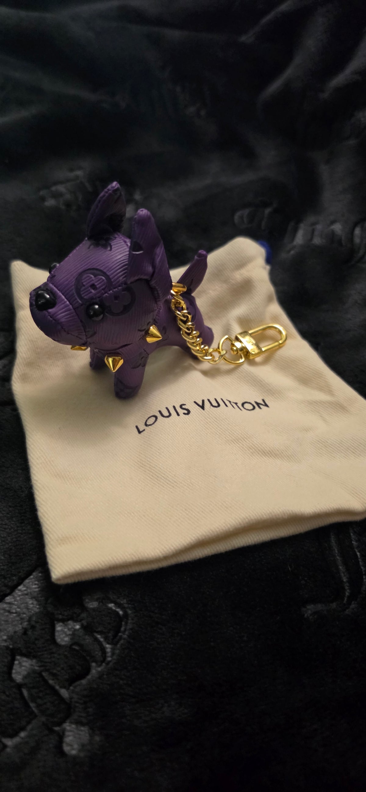 LV Puppie Keychain & Bag Charm