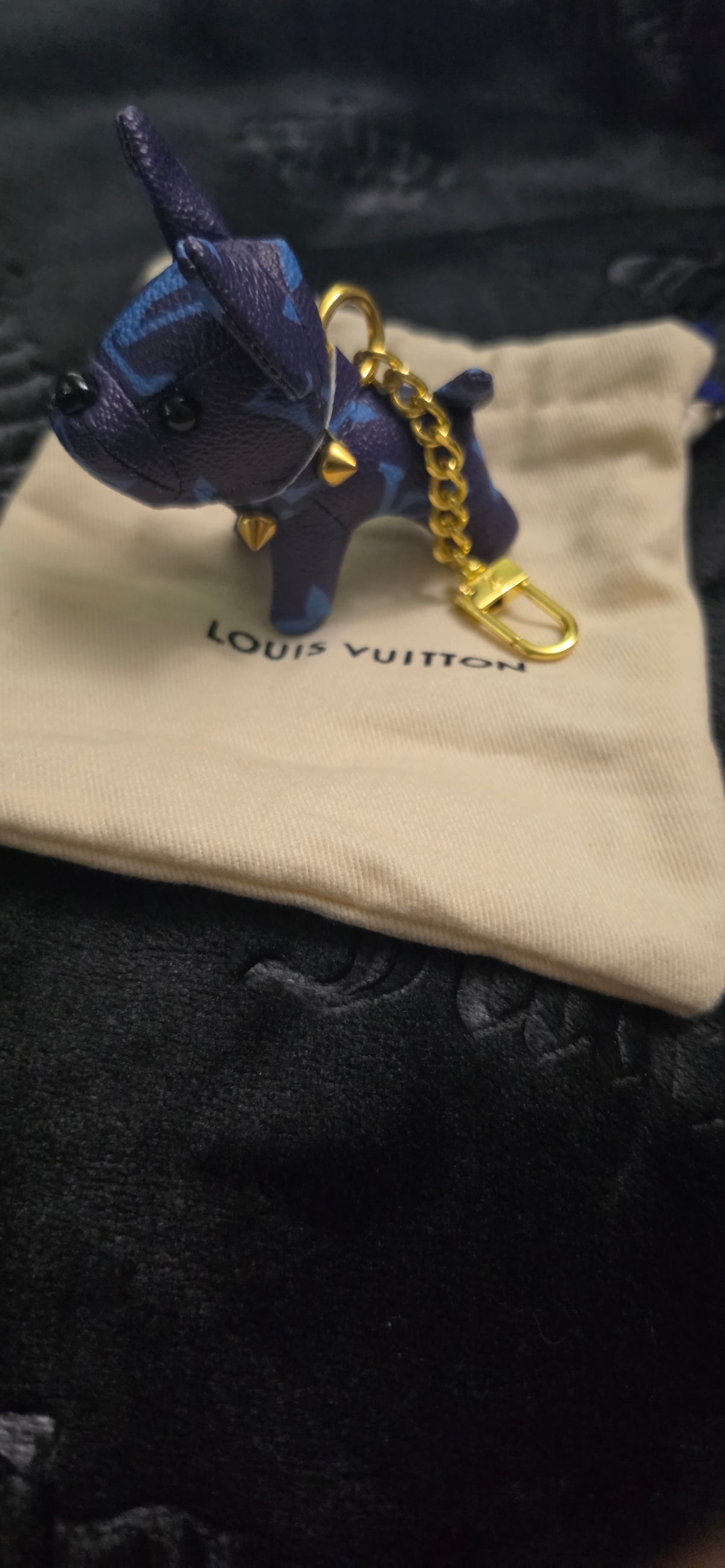 LV Puppie Keychain & Bag Charm