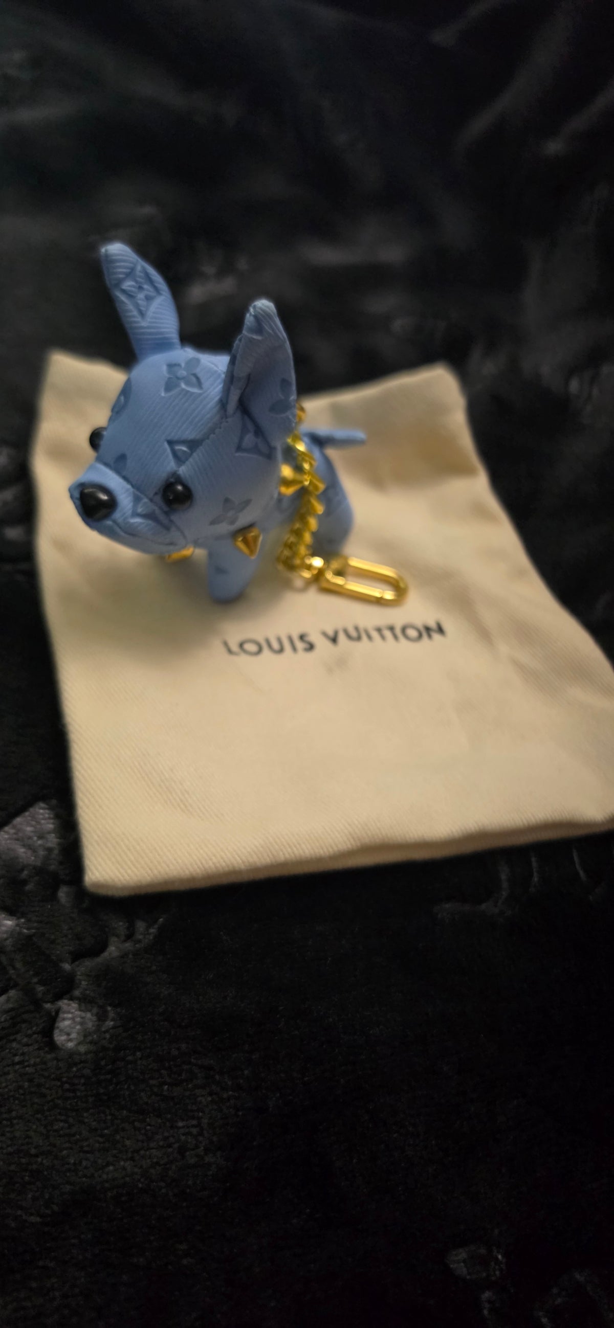 LV Puppie Keychain & Bag Charm