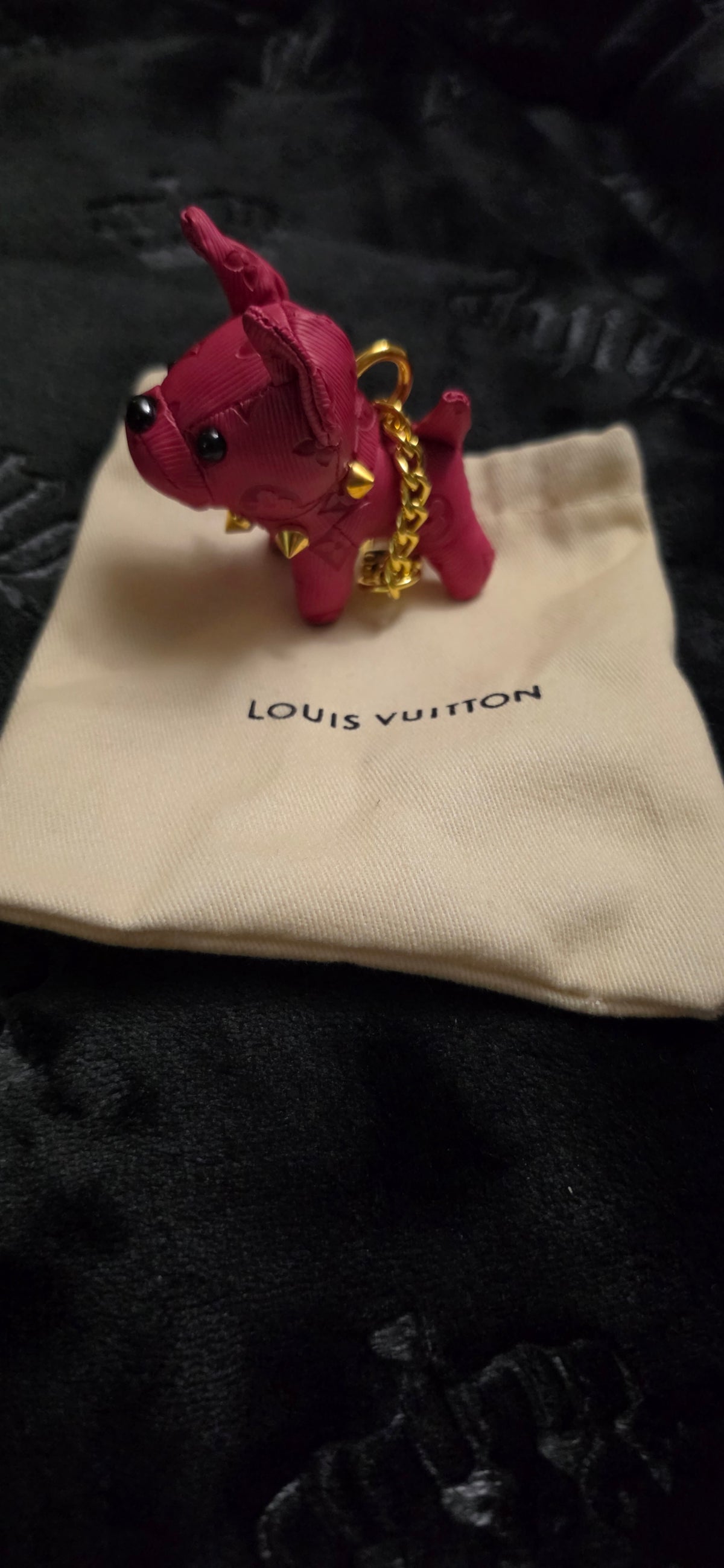LV Puppie Keychain & Bag Charm