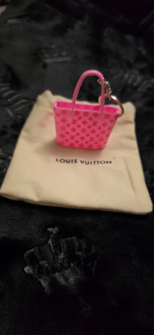 LV Beach Tote Keychain